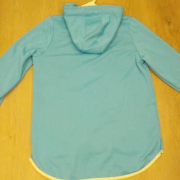 Girls Hoodie Under Armour ColdGear Loose Fit Big Logo Youth Fleece Sweatshirt XL - Picture 3 of 9